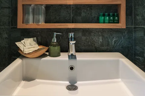 Villa bathroom sink