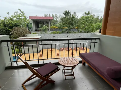 Superior balcony with seating