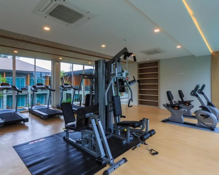 Fitness room equipment