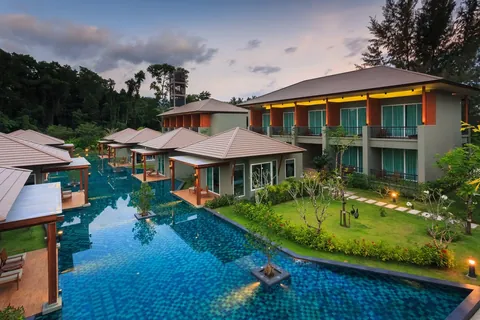 Pools and garden views