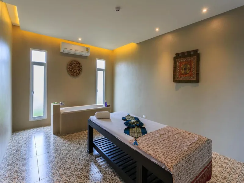 Resort massage room