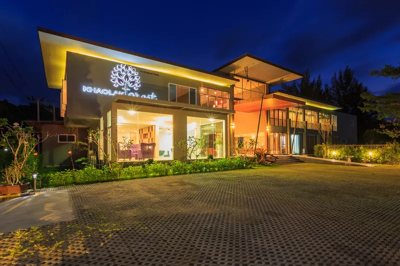 On-site parking at Khaolak Forest Resort